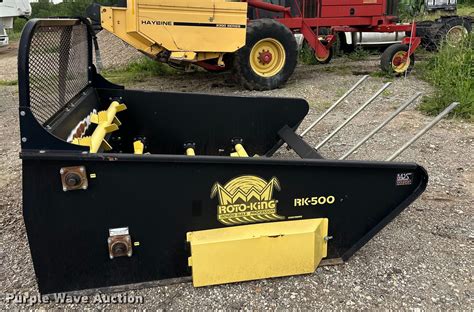 skid steer bale processor parts|skid steer round bale processor.